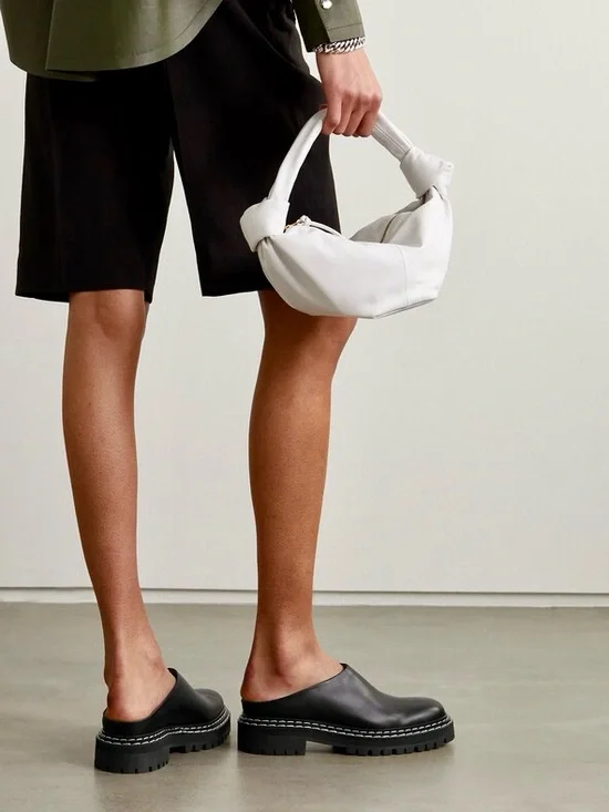 Proenza Schouler Leather Lug Sole Mules - Picture 9 of 9